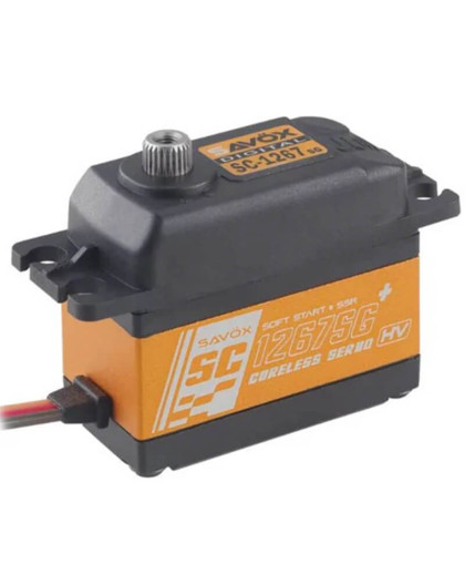 HIGH VOLTAGE' STD SIZE DIGITAL SERVO SC1267SG+ - SAVOX - SC1267SG+