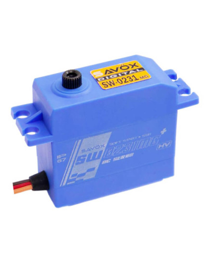 WATERPROOF DIGITAL SERVO SW0231MG+ - SAVOX - SW0231MG+