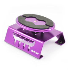 PURPLE ALUM LOCKING ROTATING CAR STAND w/MAGNET - FASTRAX - FAST407P