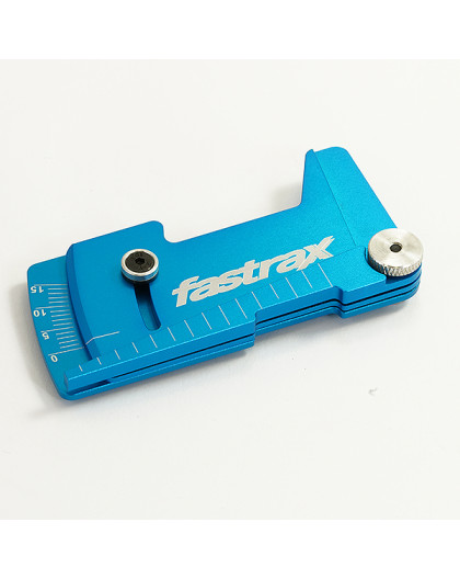 ALUMINIUM RIDE HEIGHT AND CAMBER GAUGE BLUE - FASTRAX - FAST409