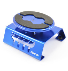 BLUE ALUM LOCKING ROTATING CAR STAND w/MAGNET - FASTRAX - FAST407B