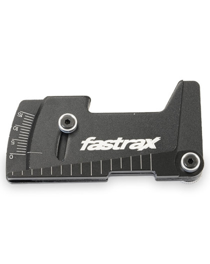 ALUMINIUM RIDE HEIGHT AND CAMBER GAUGE BLACK - FASTRAX - FAST409BK