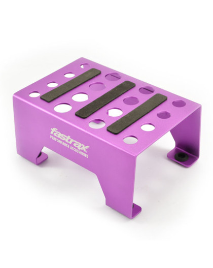 FASTRAX UNIVERSAL ALUMINIUM CAR STAND PURPLE - FASTRAX - FAST410P