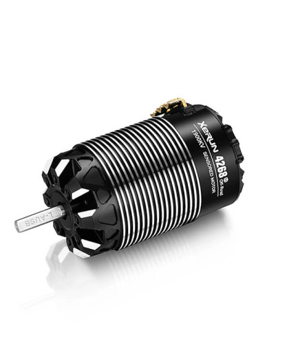 Moteur HW 4268SD G3 1/8 Piste 2400kv - Noir - HOBBYWING - 30401910