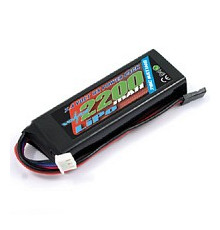 2300mah 2S 7.4V RX LiPo STRAIGHT BATTERY - VOLTZ - VZ0270