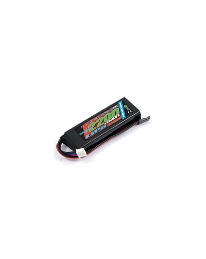 2300mah 2S 7.4V RX LiPo STRAIGHT BATTERY - VOLTZ - VZ0270