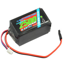 2500mah 2S 7.4V RX LiPo HUMP BATTERY PACK - VOLTZ - VZ0271