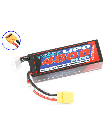 Voltz Accu 6S 4800mah 22.2V 50C prise XT90 - VOLTZ - VZ0365XT90