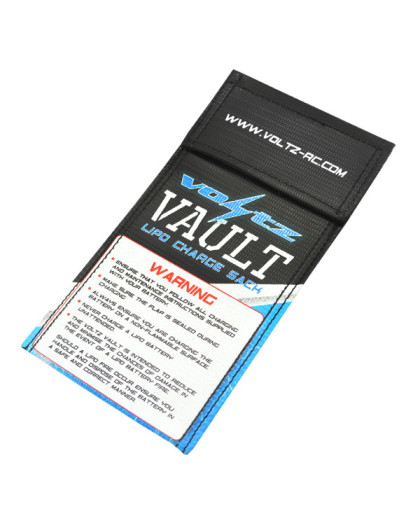 CHARGE VAULT LIPO SACK SMALL BAG 10cm x 20cm - VOLTZ - VZ1002