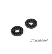 X10 GRAPHITE 2.5MM SHIM FOR 6MM BODY POST (2) - 371349 - XRAY