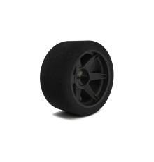 Pneus piste 1/8 avant 70.5mm 32 Shore sur jantes carbone (2)-HOT RACE