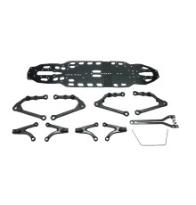 Kit de conversion Xray X4'25 Carbone vers Alu - C0021 - Xray