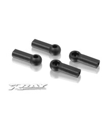 COMPOSITE BALL JOINT 4.9MM - CLOSED WITH HOLE (4) - 302665 - XRAY