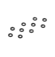 ALU SHIM 3x6x0.5MM - BLACK (10) - 303121-K - XRAY