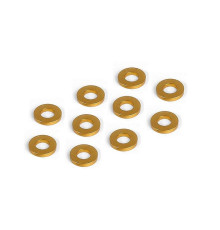 ALU SHIM 3x6x1.0MM - ORANGE (10) - 303122-O - XRAY