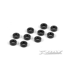 ALU SHIM 3x6x2.0MM - BLACK (10) - 303123-K - XRAY