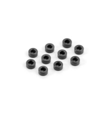 Rondelles alu noires 3x6x3.0 mm (10) - XRAY - 303125-K