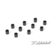 ALU SHIM 3x6x6.0MM - BLACK (10) - 303128-K - XRAY