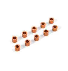 ALU SHIM 3x5x4.0MM - ORANGE (10) - 303144-O - XRAY