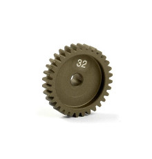 NARROW ALU PINION GEAR - HARD COATED 32T / 48 - 305932 - XRAY