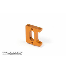 Platine support servo alu orange T4 - XRAY - 306202