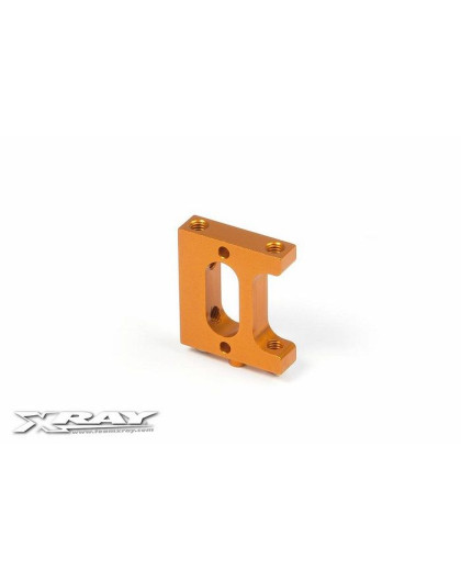 Platine support servo alu orange T4 - XRAY - 306202