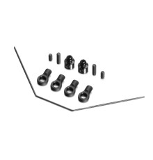 XB2 ANTI-ROLL BAR REAR 1.0MM SET - 323400 - XRAY