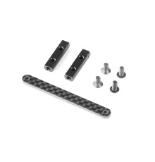 ALU SERVO HOLDERS & GRAPHITE BRIDGE - XRAY - 326201